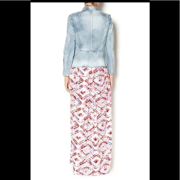 Rebecca taylor DENIM PEPLULM JACKET size 12 - Picture 9 of 9